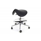 Ergo MA01 - эргономичный стул-седло, черный полиуретан | Медтехника (Россия)