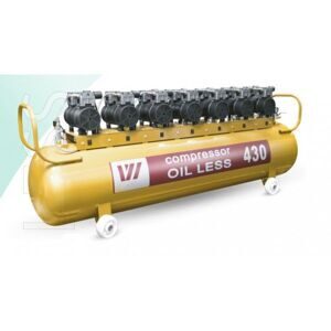 W-620 - безмасляный компрессор для 10-ти стоматологических установок с ресивером 430 л (910 л/мин) | WuerWei (Китай)