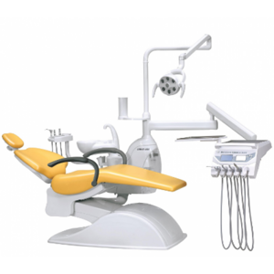 Azimut 400A Elegance MO - стоматологическая установка с нижней подачей инструментов, мягкой обивкой кресла и двумя стульями | Azimut (Китай)